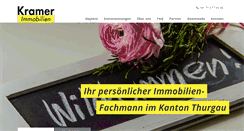 Desktop Screenshot of kramer-immo.ch