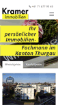 Mobile Screenshot of kramer-immo.ch